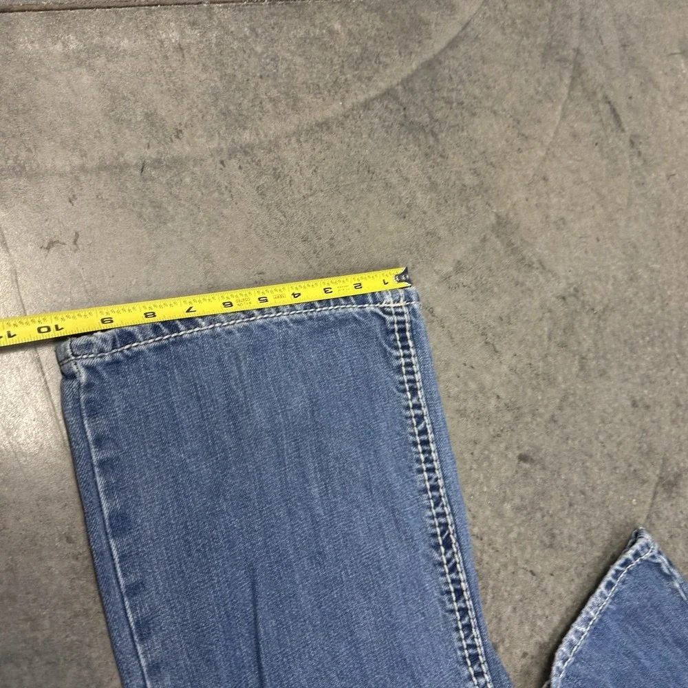 Rock & Roll Cowboy Double Barrel Jeans Men's Relaxed Bootcut Distressed 38x34